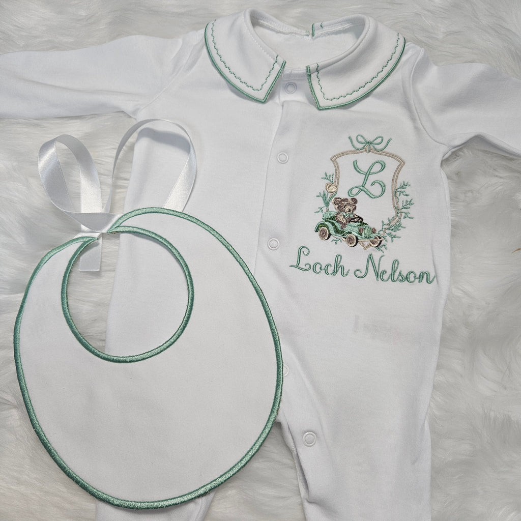 Peterpan collar sleepsuit