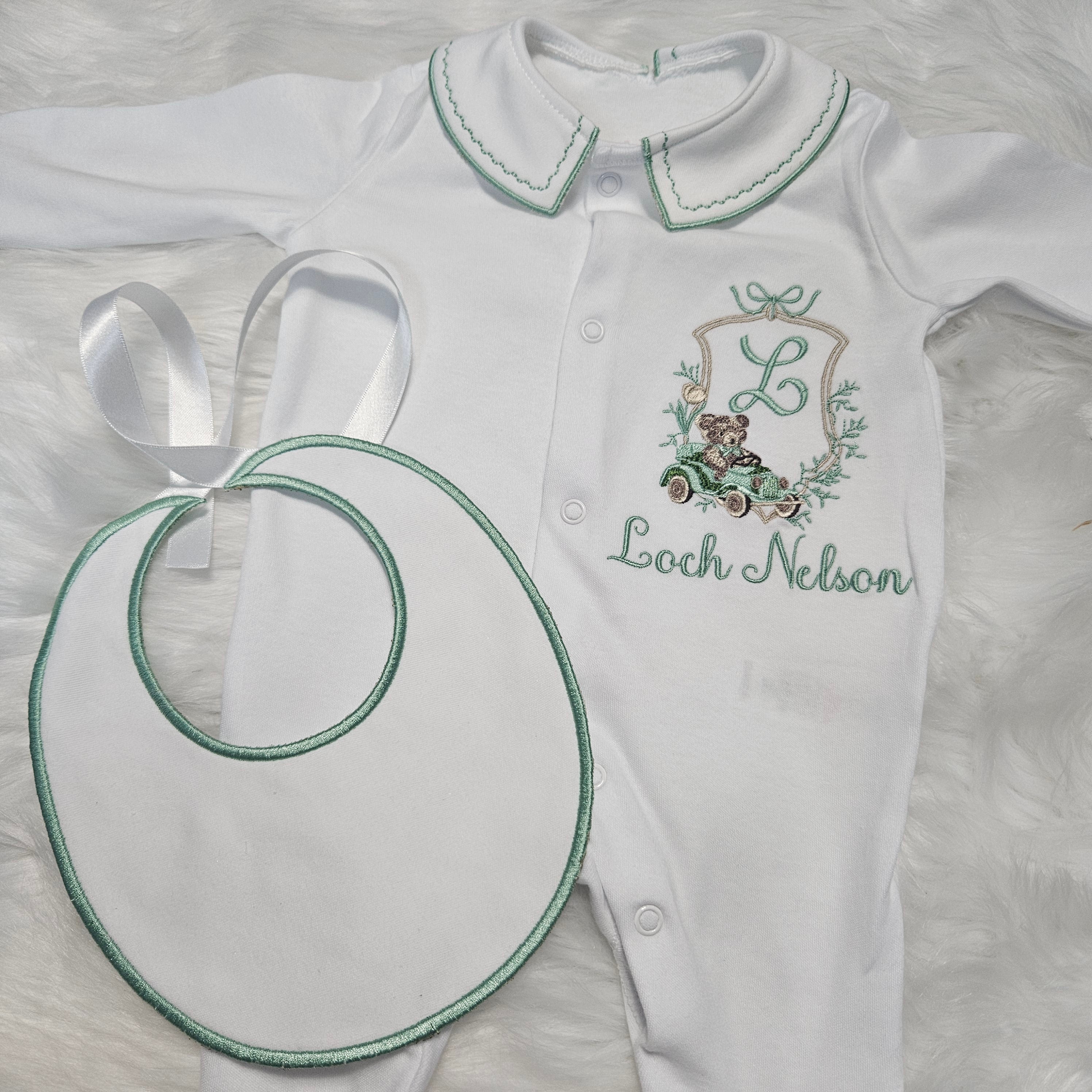 Peterpan collar sleepsuit