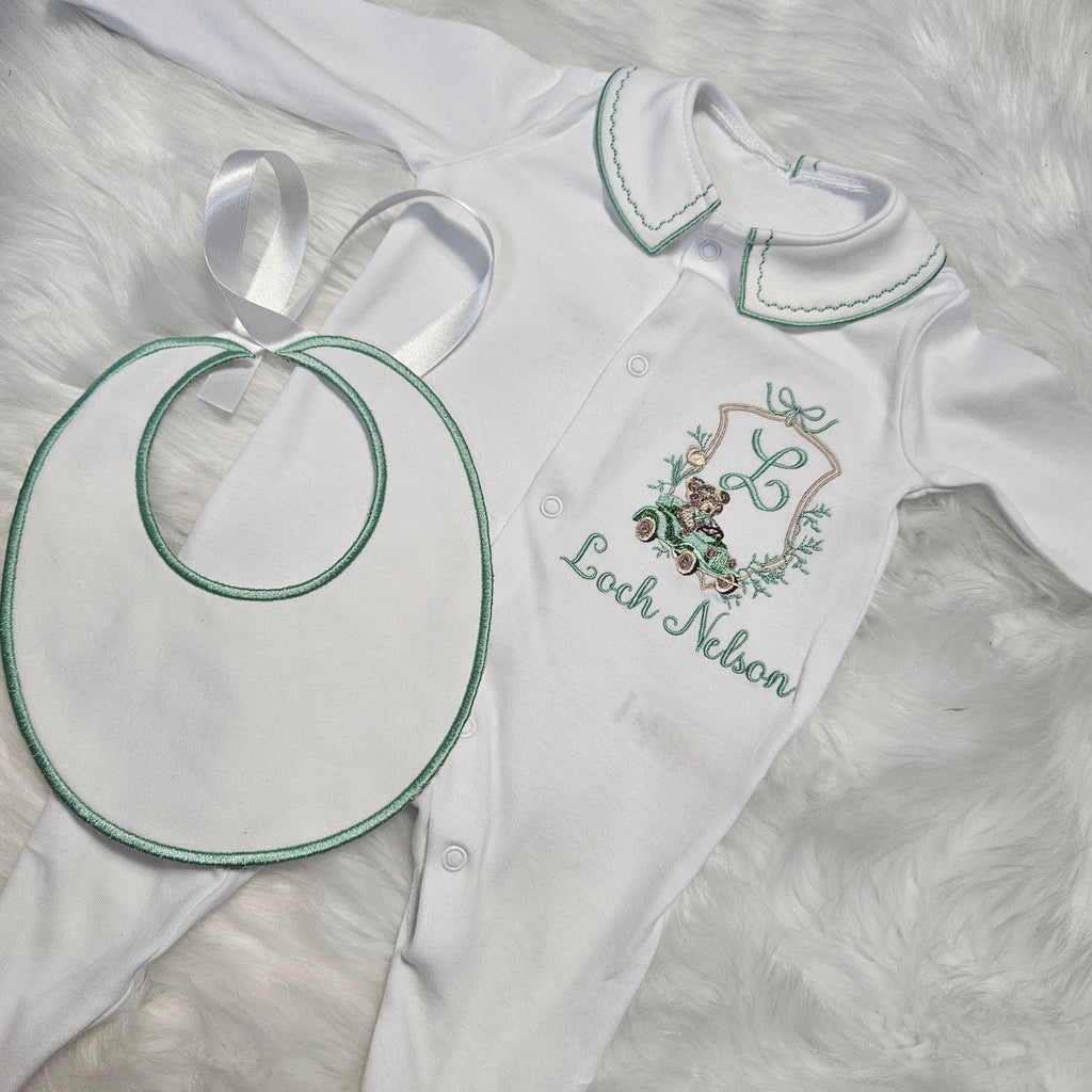 Peterpan collar sleepsuit