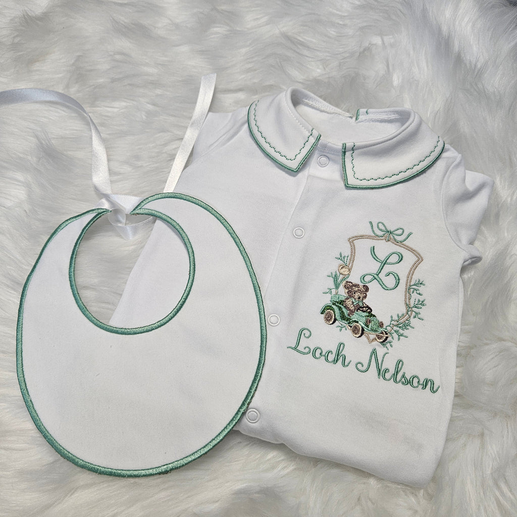Peterpan collar sleepsuit