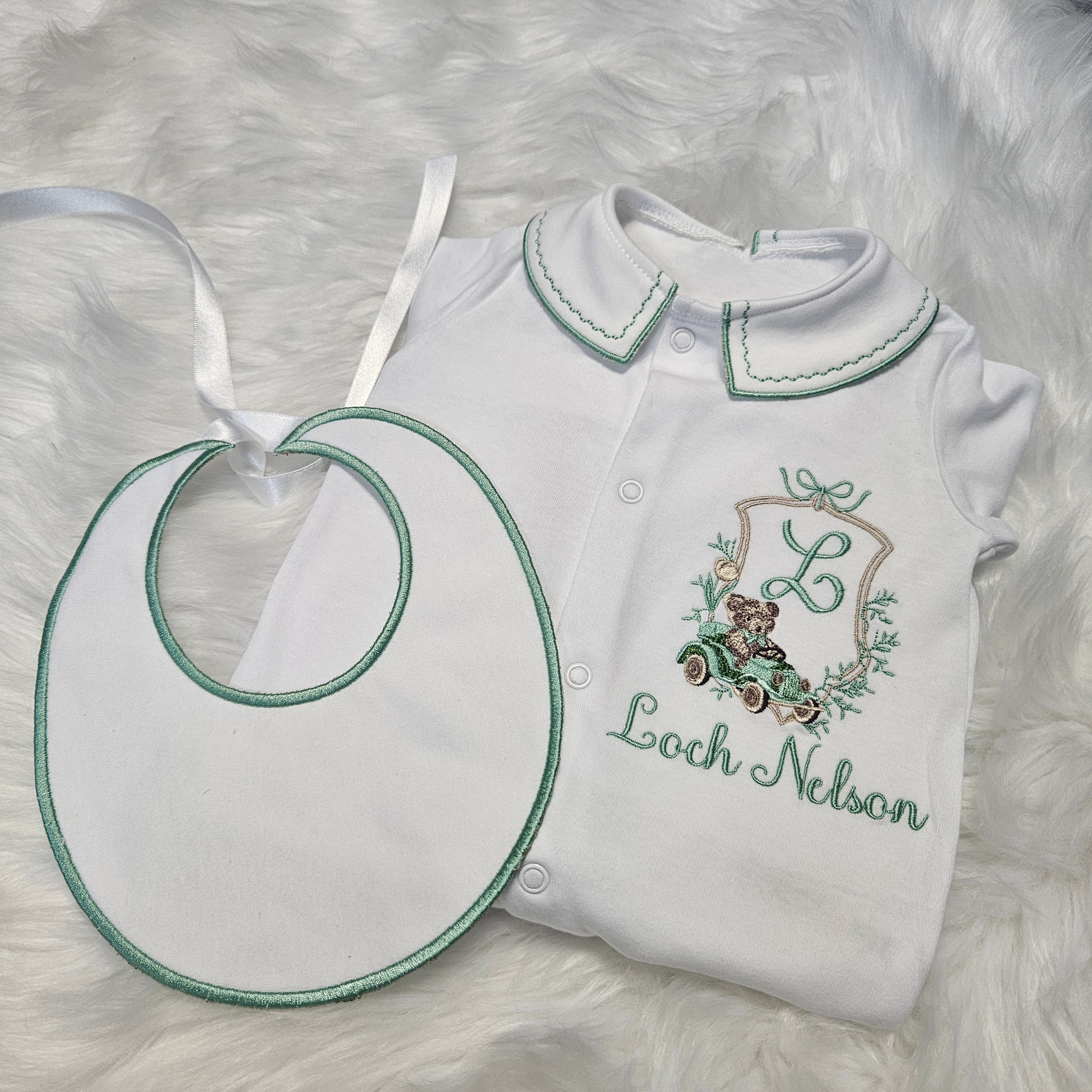 Peterpan collar sleepsuit