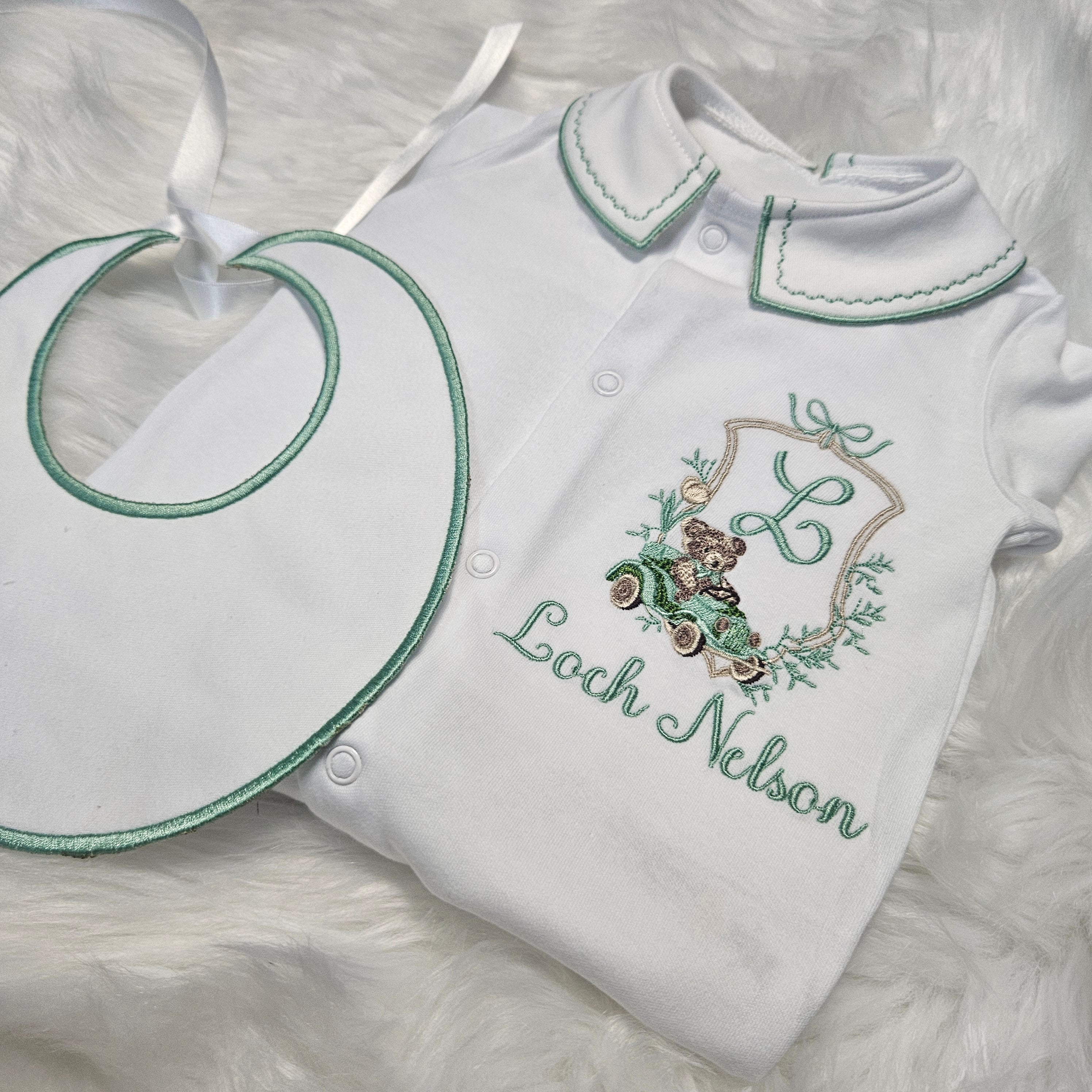 Peterpan collar sleepsuit