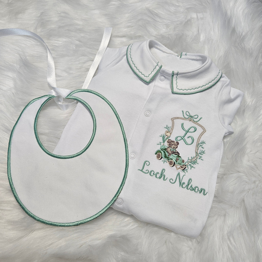 Peterpan collar sleepsuit