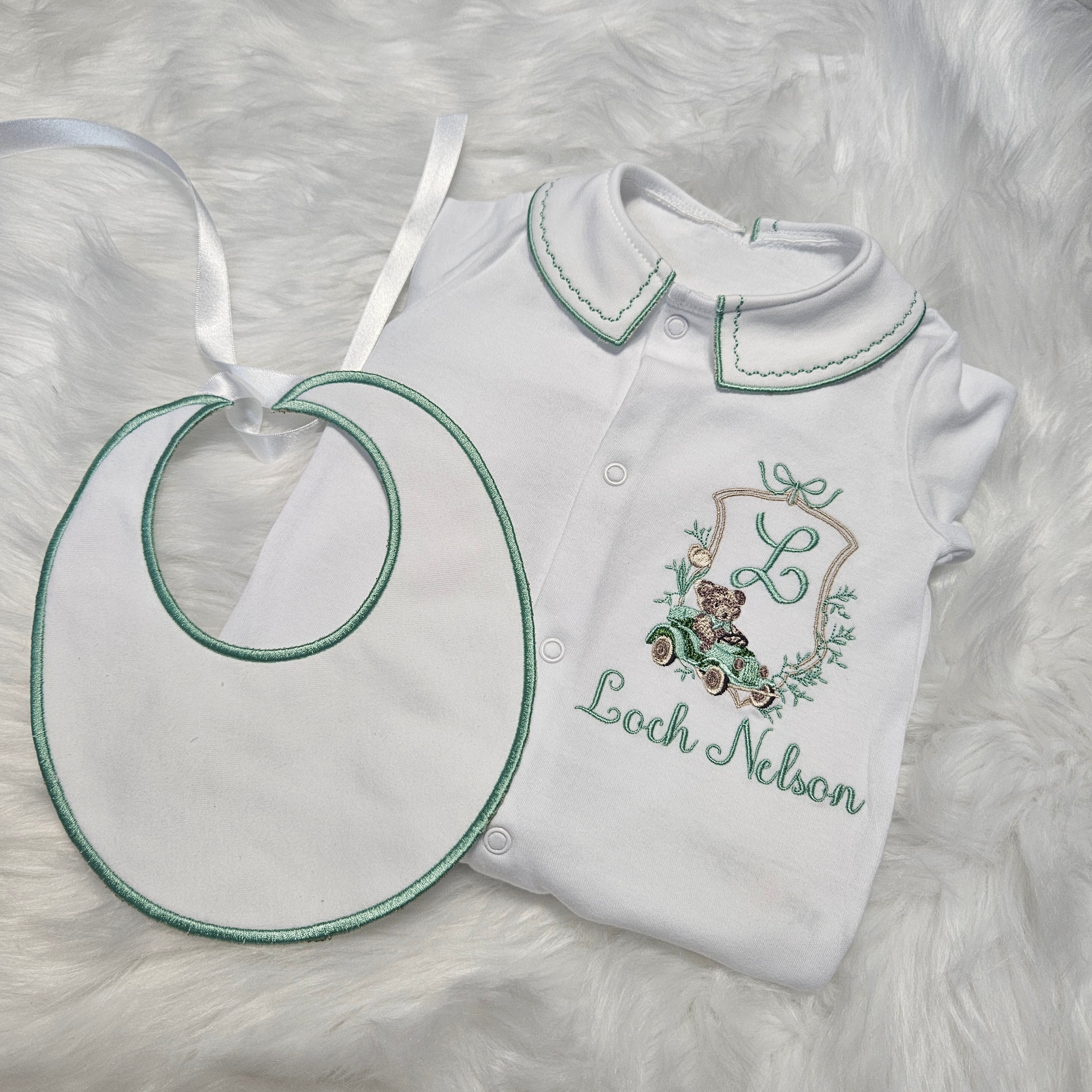 Peterpan collar sleepsuit