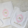 Monogram sleepsuit set and dummy clip