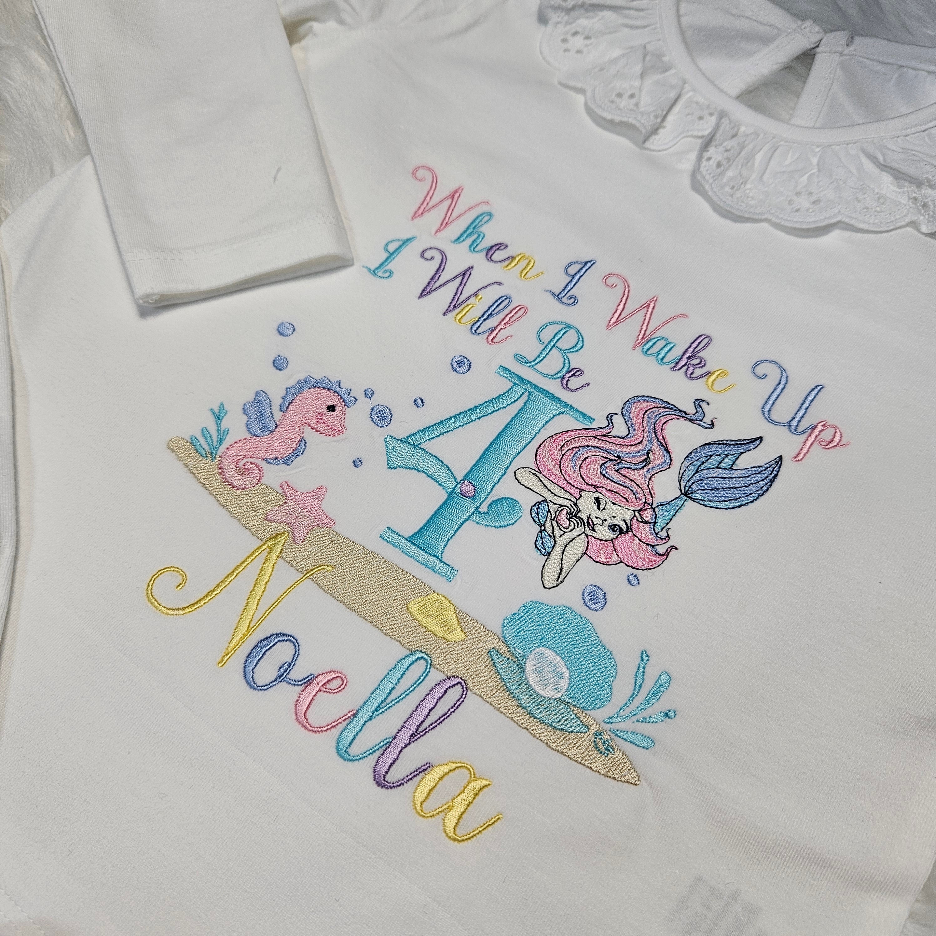 Frilled birthday pyjamas