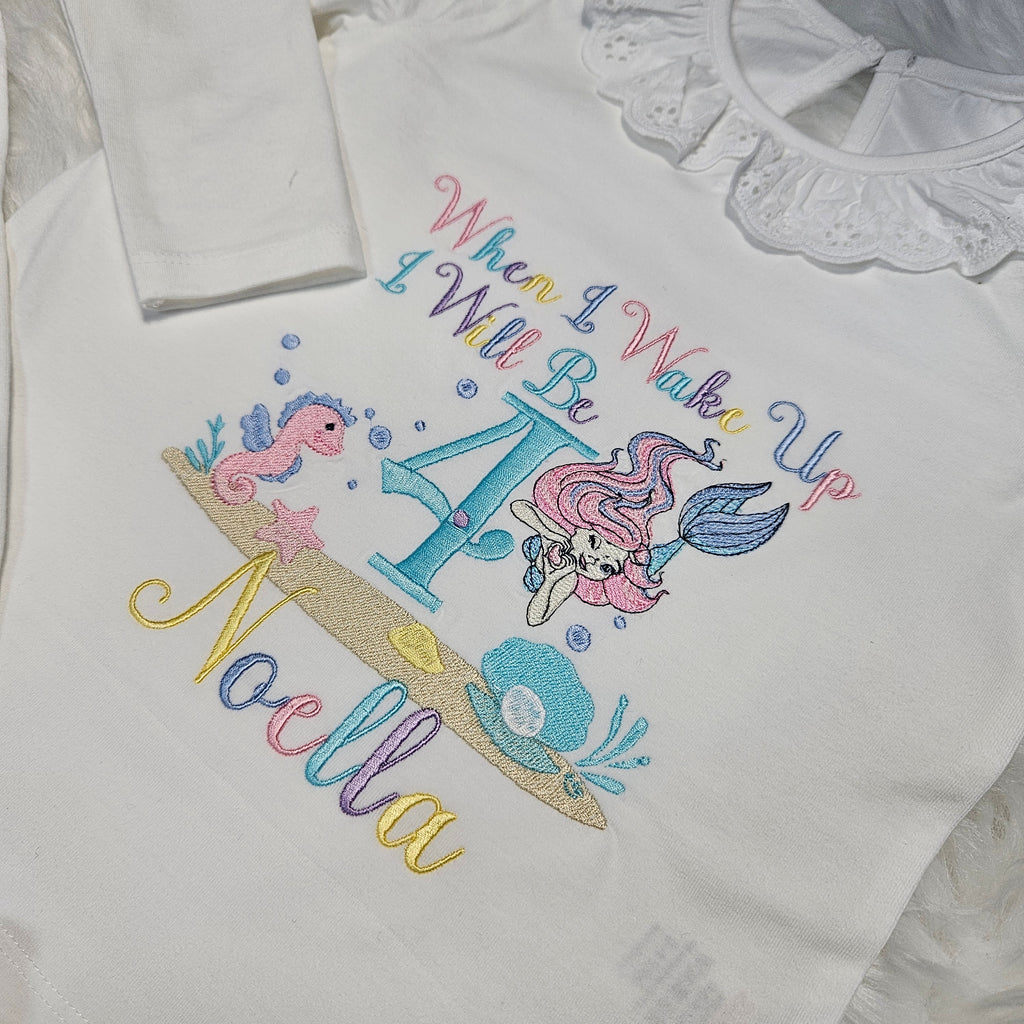 Frilled birthday pyjamas