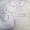 Sweet Lilac Personalised Sleepsuit