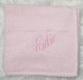 Waffle baby blanket