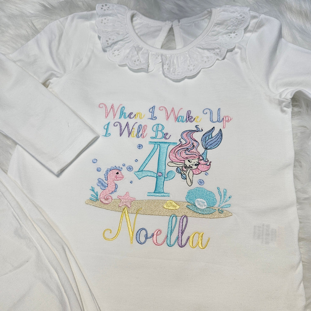 Frilled birthday pyjamas