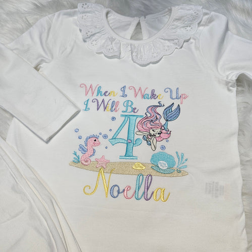 Frilled birthday pyjamas